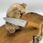 نمای جلو چاقو آشپزخانه مدل چوبی پناهنده کد 4 طراحی و جزئیات کلیدی