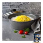 نمای جلو قابلمه تکنو گرانیتی با کیفیت بالا طراحی و جزئیات کلیدی