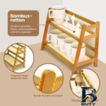 نمای جلو استند جا ادویه ای مدل Coffee Station با طراحی زیبا طراحی و جزئیات کلیدی