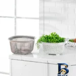 نمای جلو لگن و آبکش فولی لایف مدل Linea کد BNM-۳۶۹۹ اصل طراحی و جزئیات کلیدی