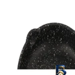 نمای جلو تابه چدنی نالینو مدل Unica با روکش دیسکاور طراحی و جزئیات کلیدی