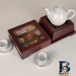نمای جلو جعبه چای کیسه ای کورستیک مدل جانان کد 1007 طراحی و جزئیات کلیدی