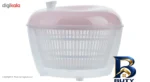نمای کناری سبزی خشک کن همارا مدل Salad Spinner با طراحی خاص پروفایل و ساختار