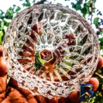 نمای جلو پیاله کریستال جهان مدل OCEAN بسته 6 عددی طراحی و جزئیات کلیدی