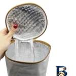 نمای جلو ظرف غذا مدل GS-M-۲۱۹۱۴۱ مجموعه سه عددی به همراه کیف اصل طراحی و جزئیات کلیدی