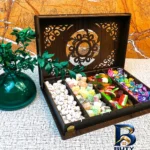 نمای جلو جعبه پذیرایی صدرا باکس مدل مرمر کد SB۱۳۳marmar اصل طراحی و جزئیات کلیدی