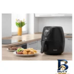 نمای جلو سرخ کن بدون روغن سنکور مدل SFR 5030BK طراحی و جزئیات کلیدی