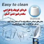 نمای جلو خردکن ۰.۴ لیتری مدل FP-۲۲۱ اصل طراحی و جزئیات کلیدی