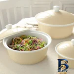 نمای جلو قابلمه زی چینی با در - طراحی زیبا و کاربردی طراحی و جزئیات کلیدی