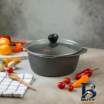نمای جلو سرویس پخت و پز ۶ پارچه تکنو مدل پروانه طراحی و جزئیات کلیدی