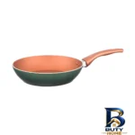 نمای جلو سرویس قابلمه و تابه گرانیت 5 پارچه عروس مدل فورج دلوین طراحی و جزئیات کلیدی