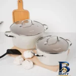نمای جلو سرویس پخت و پز ۷ پارچه کرکماز مدل A۱۲۷۲ اصل طراحی و جزئیات کلیدی
