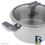 نمای جلو سرویس پخت و پز ۱۲ پارچه بیترون مدل +BSX-۶۰۰ اصل طراحی و جزئیات کلیدی