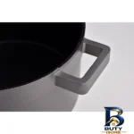 نمای جلو سرویس پخت و پز ۱۸ پارچه راکلند مدل تمیس درجه و بسته بندی زعفران
