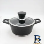 نمای جلو سرویس قابلمه و تابه گرانیتی ۱۰ پارچه نیولایف مدل AFRA-۶۳۱۰ اصل طراحی و جزئیات کلیدی