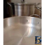 نمای جلو سرویس قابلمه و تابه آلومینیوم ۷ پارچه وایت استون مدل W۲۸ اصل طراحی و جزئیات کلیدی