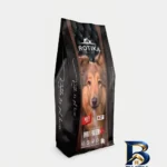 غذای خشک سگ بالغ - نمای جلو - برچسب کیسه و وزن