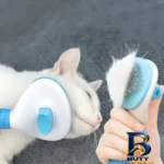 نمای بسته بندی شانه و برس نظافت سگ گربه مدل CLEAN برچسب و بسته بندی