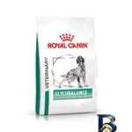 نمای بسته بندی غذای خشک سگ رویال کنین مدل Veterinary Diet Glycobalance مناسب کنترل قند خون طعم مرغ وزن ۱.۵ کیلوگرم اصل برچسب