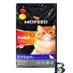 نمای بسته بندی غذا خشک گربه نابالغ مفید مدل کیتن با طعم مرغ و گوشت digiapet وزن 10000 گرم برچسب و بسته بندی