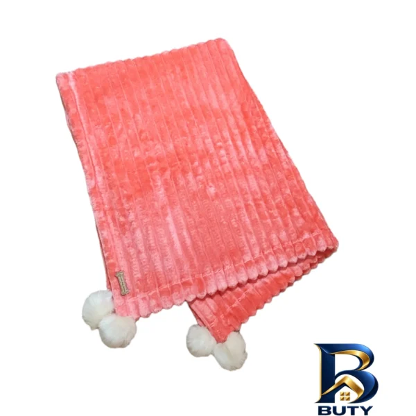 نمای بسته بندی پتو سگ و گربه کد ۰۶ CORAL سایز ۱۰۰x۸۰ سانتی متر اصل برچسب و بسته بندی