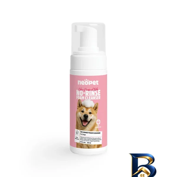 نمای بسته بندی فوم نئوپت مدل No-Rinse Foam Cleanser پاک کننده بدون آبکشی حجم 150 میلی لیتر برچسب و بسته بندی