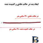 نمای بسته بندی بند قلاده سگ مدل کشی اصل برچسب و بسته بندی
