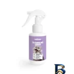 نمای بسته بندی اسپری نئوپت مدل Detangling Spray برای بازکننده گره موی گربه حجم 120 میلی گرم برچسب و بسته بندی