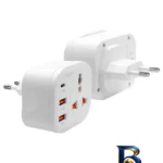 نمای جزئیات تبدیل دیواری و شارژر ارلدام مدل ۴IN۱ POWER SOCKET اصل نمای نزدیک بافت پرز