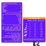 نمای جزئیات غذای خشک سگ بالغ سزار و کندی مدل Adult Medium & Large با وزن 5 کیلوگرم نمای نزدیک دانه