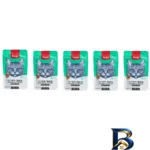 نمای بسته بندی پوچ گربه ونپی مدل مرغ و میگو وزن 400 گرم بسته ۵ عددی برچسب و بسته بندی