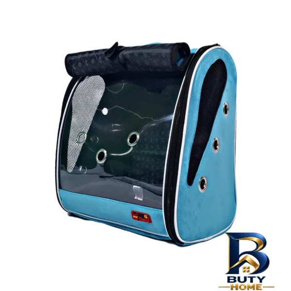 نمای بسته بندی کیف حمل پرنده مدل آماندا با طراحی خاص برچسب و بسته بندی