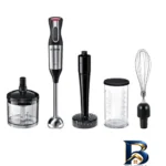 نمای بسته بندی گوشت کوب برقی بوش مدل MS۶CM۶۱۵۵ اصل برچسب و بسته بندی
