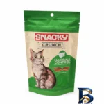 نمای جزئیات تشویقی گربه اسنکی مدل Crunch با طعم مرغ و ماهی وزن 240 گرم مجموعه 4 عددی پرداخت و جزئیات مواد