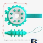 نمای جزئیات اسباب بازی سگ مدل دندانی Energy Ring با کیفیت پرداخت و جزئیات مواد