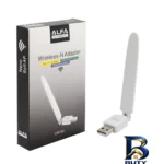 نمای جزئیات دانگل وای فای آلفا مدل WIFI UW۱۰s اصل پرداخت و جزئیات مواد