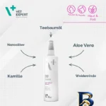 نمای جزئیات اسپری هات اسپات سگ و گربه مدل Hot Spot Spray حجم 100 میلی لیتر پرداخت و جزئیات مواد