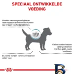 نمای جزئیات غذای خشک سگ رویال کنین مدل Hypoallergenic با طعم مرغ وزن 1 کیلوگرم پرداخت و جزئیات مواد