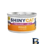 نمای جزئیات کنسرو غذای گربه بالغ جیم کت طعم مرغ مدل Cat Food Sterilized در ژله وزن 70 گرم بسته 6 عددی پرداخت و جزئیات مواد