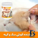 نمای بسته بندی دستمال مرطوب و سواب سگ گربه مخصوص گوش اطراف چشم کوالاپت مدل Koala۰۱ بسته چهار عددی اصل برچسب و بسته بندی