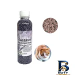 نمای کناری بوگیر خاک گربه مدل خوشبو lavender وزن 250گرم پروفایل و ساختار