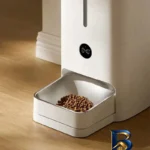 نمای جلو ظرف غذای هوشمند حیوانات خانگی شیائومی مدل XMWSQ۰۲ اصل طراحی و جزئیات کلیدی