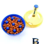 نمای جلو اسباب بازی سگ و گربه مدل توپ تعادلی باکیفیت طراحی و جزئیات کلیدی