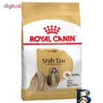 نمای جلو غذای خشک سگ شیتزو رویال کنین مدل Shih Tzu Adult با وزن 1.5 کیلوگرم طراحی و جزئیات کلیدی