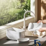 نمای جلو ظرف آب هوشمند حیوانات خانگی میجیا مدل mjcwysj۰۳ اصل طراحی و جزئیات کلیدی