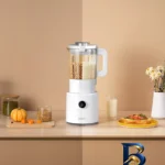نمای بسته بندی مخلوط کن ۱۶۰۰ لیتری شیائومی مدل Smart Blender MCLJ۰۰۱CM-۱A اصل برچسب و بسته بندی