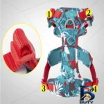 نمای جزئیات قلاده سگ ترولاو مدل FRC-BU-M با طراحی خاص پرداخت و جزئیات مواد