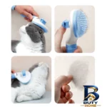 نمای جزئیات شانه گربه و سگ آلوا مدل Mooca bl پرداخت و جزئیات مواد