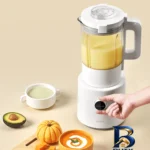 نمای جزئیات مخلوط کن ۱۶۰۰ لیتری شیائومی مدل Smart Blender MCLJ۰۰۱CM-۱A اصل پرداخت و جزئیات مواد