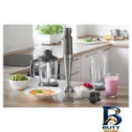 نمای جزئیات گوشت کوب برقی سنکور مدل SHB 5608 با طراحی ارگونومیک پرداخت و جزئیات مواد